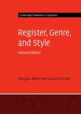 9781108444088-1108444083-Register, Genre, and Style (Cambridge Textbooks in Linguistics)