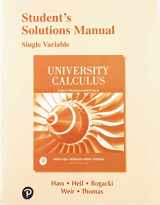 9780135166130-0135166136-Student Solutions Manual for University Calculus: Early Transcendentals, Single Variable