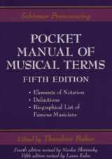 9780028745671-0028745671-Schirmer Pronouncing Pocket Manual of Musical Terms