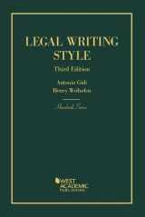 9781634592963-1634592964-Legal Writing Style (Hornbooks)