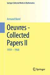 9783662443101-3662443104-Oeuvres - Collected Papers II: 1959 - 1968 (Springer Collected Works in Mathematics)