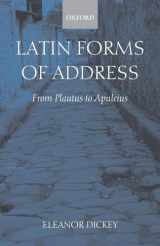 9780199239054-0199239053-Latin Forms of Address: From Plautus to Apuleius