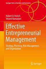 9783319504650-3319504657-Effective Entrepreneurial Management (Springer Texts in Business and Economics)