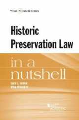 9780314180445-0314180443-Historic Preservation Law in a Nutshell (Nutshells)