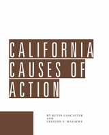 9780938065906-0938065904-California Causes of Action (Revision 17)