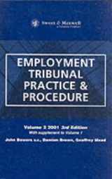 9780421767706-0421767707-Employment Tribunal Practice and Procedure: 2001 Supplement to Volume 2 of the 3rd Edition (Common Law Library)
