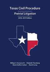 9781531012427-1531012426-Texas Civil Procedure: Pretrial Litigation, 2018-2019