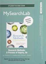 9780205916603-0205916600-MyLab Search with Pearson eText -- Standalone Access Card -- for Research Methods: A Process of Inquiry (8th Edition)