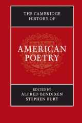 9781108713214-1108713211-The Cambridge History of American Poetry