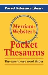 9780877795247-087779524X-Merriam-Webster's Pocket Thesaurus, Newest Edition, (Flexi Paperback) (Pocket Reference Library)