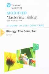 9780135308714-0135308712-Biology: The Core -- Modified Mastering Biology with Pearson eText Access Code