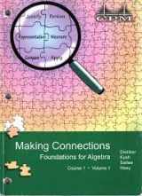 9781603280334-1603280332-CPM Making Connections Foundations for Algebra Course 1 Volume 1