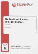 9781464133145-146413314X-LaunchPad for Moore's The Practice of Statistics in the Life Sciences (Twelve Month Access)