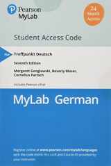 9780134877587-0134877586-Treffpunkt Deutsch -- Standalone MyLab German with Pearson eText
