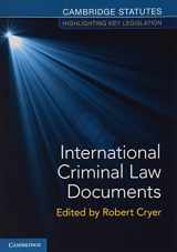9781108729086-1108729088-International Criminal Law Documents