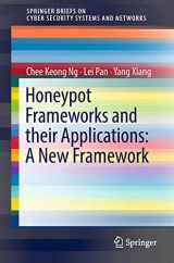 9789811077388-981107738X-Honeypot Frameworks and Their Applications: A New Framework (SpringerBriefs on Cyber Security Systems and Networks)