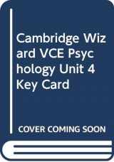 9780521612944-0521612942-Cambridge Wizard VCE Psychology Unit 4 Key Card