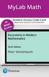 9780137417438-0137417438-Excursions in Modern Mathematics -- MyLab Math with Pearson eText Access Code