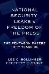 9780197519394-0197519393-National Security, Leaks and Freedom of the Press: The Pentagon Papers Fifty Years On