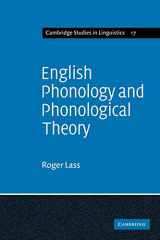 9780521113243-0521113245-English Phonology and Phonological Theory: Synchronic and Diachronic Studies (Cambridge Studies in Linguistics, Series Number 17)