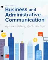 9781260686456-1260686450-Loose-leaf for Business and Administrative Communication