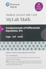 9780135902714-0135902711-Fundamentals of Differential Equations -- MyLab Math with Pearson eText Access Code