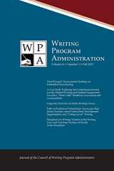 9781602359963-1602359962-Wpa: Writing Program Administration 41.1 (Fall 2017)