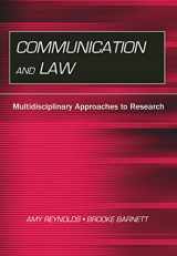 9780415646826-0415646820-Communication And Law: Multidisciplinary Approaches to Research (Routledge Communication Series)