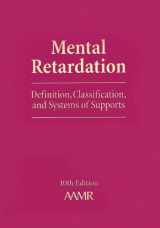9780940898837-0940898837-Forms: Mental Retardation: Definition, Classification, and Systems of Supports
