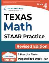 9781949855319-1949855317-TEXAS STAAR Test Prep: 4th Grade Math Practice Workbook and Full-length Online Assessments: STAAR Study Guide (STAAR Redesign by Lumos Learning)