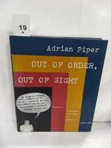 9780262161558-0262161559-Out of Order, Out of Sight, Vol. I: Selected Writings in Meta-Art 1968-1992
