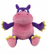 9781579824525-1579824528-MerryMakers The Hiccupotamus Soft Plush Hippopotamus Stuffed Animal Toy, 9-Inch, from Aaron Zenz's The Hiccupotamus Book, Purple