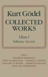9780195039641-0195039645-Collected Works: Volume I: Publications 1929-1936 (Collected Works of Kurt Godel)