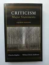 9780312137458-0312137451-Criticism: Major Statements, 4th Edition
