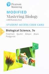 9780135276556-0135276551-Biological Science -- Modified Mastering Biology with Pearson eText Access Code