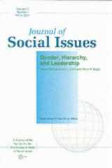 9781405100847-1405100842-Journal of Social Issues, Gender, Hierarchy, and Leadership