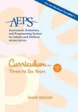 9781557665652-1557665656-Assessment, Evaluation, and Programming System for Infants and Children (AEPS®), Curriculum for Three to Six Years