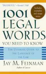 9780195181333-0195181336-1001 Legal Words You Need to Know: The Ultimate Guide to the Language of the Law