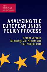 9780230245990-0230245994-Analyzing the European Union Policy Process (The European Union Series, 22)