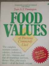 9780062731562-0062731564-Food Values of Portions Commonly Used