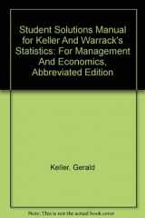 9780534392031-0534392032-Student Solutions Manual for Keller/Warrack's Statistics for Management and Economics, Abbreviated Edition, 6th