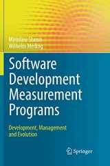9783030063085-3030063089-Software Development Measurement Programs: Development, Management and Evolution