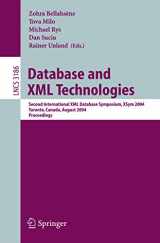 9783540229698-3540229698-Database and XML Technologies: Second International XML Database Symposium, XSym 2004, Toronto, Canada, August 29-30, 2004, Proceedings (Lecture Notes in Computer Science, 3186)