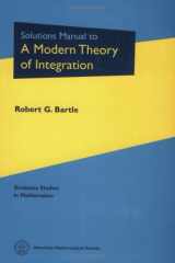 9780821828212-0821828215-Solutions Manual to a Modern Theory of Integration (Graduate Studies in Mathematics)
