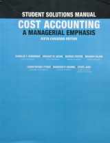 9780132886673-0132886677-Student Solutions Manual for Cost Accounting: A Managerial Emphasis, Sixth Canadian Edition