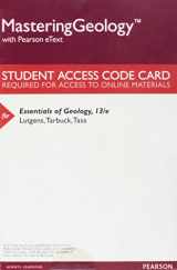 9780134619620-0134619625-MasteringGeology with Pearson eText -- ValuePack Access Card -- for Essentials of Geology