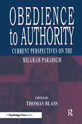 9780805827378-0805827374-Obedience to Authority: Current Perspectives on the Milgram Paradigm