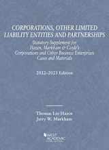 9781636599090-1636599095-Corporations, Other Limited Liability Entities and Partnerships, Statutory Supplement, 2022-2023 (Selected Statutes)
