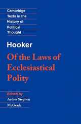9780521379083-0521379083-Of the Laws of Ecclesiastical Polity (Cambridge Texts in the History of Political Thought)
