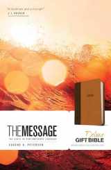 9781631465789-1631465783-The Message Deluxe Gift Bible (Leather-Look, Brown/Saddle Tan): The Bible in Contemporary Language